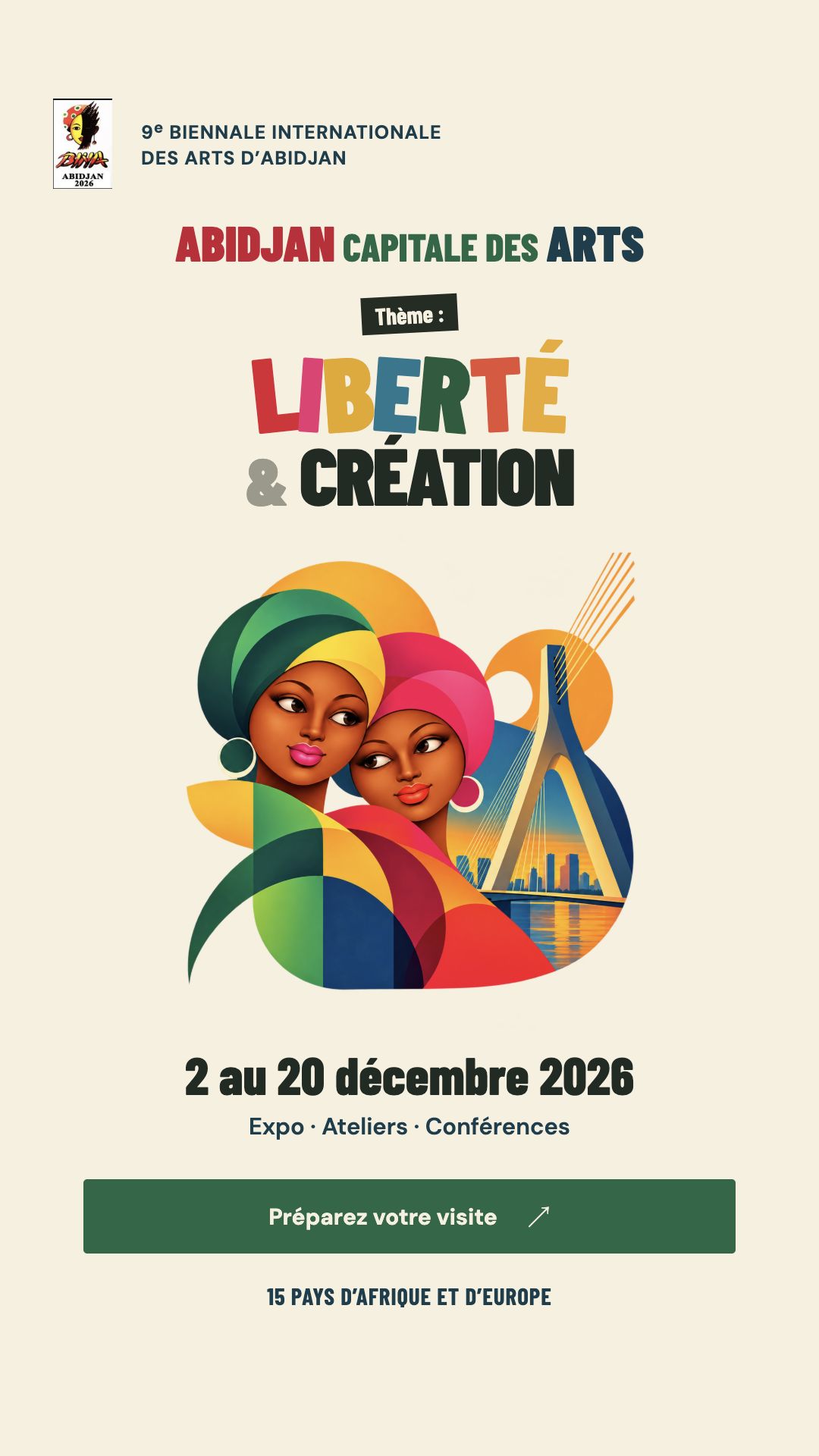 Visuel vertical BINA 2026 pour stories et statuts